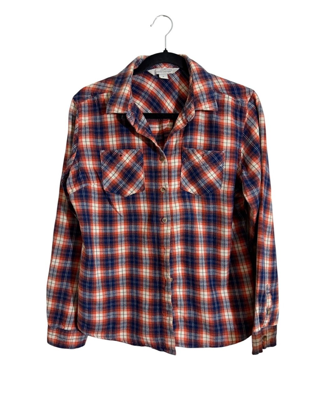 Gander Mountain Red & Blue Plaid Button-Down Shirt